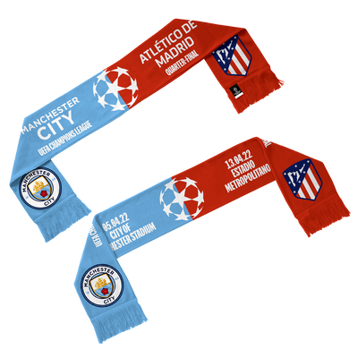 Manchester City VS Atletico Madrid Matchday sjaal